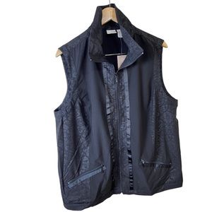 Chico’s Zenergy Neema Embossed Mix Vest Black Size: 3 (XL/16) NWT